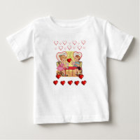 Baby T-shirt Valentijnsdag