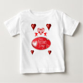 Baby T-shirt Valentijnsdag (Voorkant)