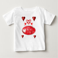Baby T-shirt Valentijnsdag