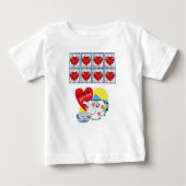 Baby T-shirt Valentijnsdag (Voorkant)