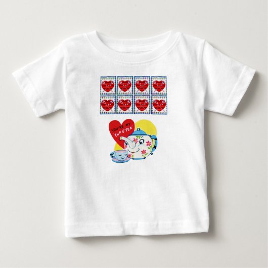 Baby T-shirt Valentijnsdag (Voorkant)
