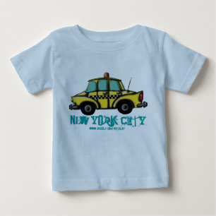 Baby t-shirt van de NYC-controlecabine