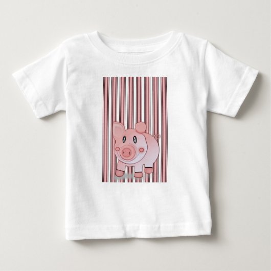 Baby T-shirt varken (Voorkant)