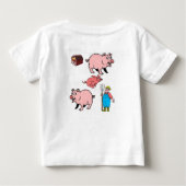 Baby T-shirt varken (Achterkant)