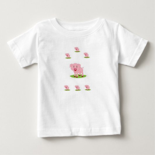 Baby T-shirt varken (Voorkant)