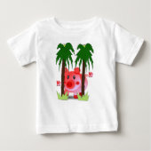 Baby T-shirt varken (Voorkant)