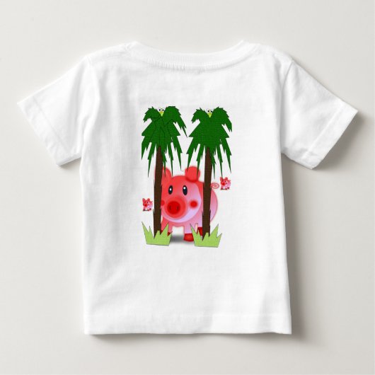 Baby T-shirt varken (Achterkant)