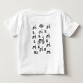 Baby T-shirt Victoriaans (Achterkant)