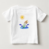 Baby T-shirt vis (Achterkant)
