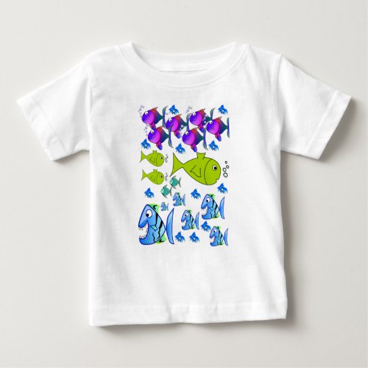 Baby T-shirt vis (Voorkant)