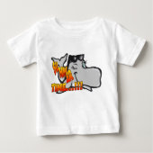 Baby T-Shirt voor winbare walvis (Voorkant)