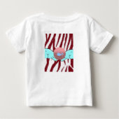 Baby T-shirt walvis (Achterkant)