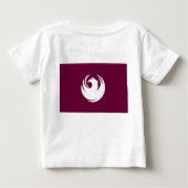 Baby T-Shirt with Flag of Phoenix City (Achterkant)