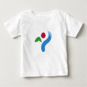 Baby T-Shirt with Flag of Seoul (Voorkant)