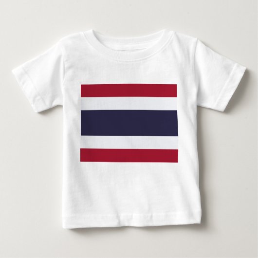 Baby T-Shirt with Flag of Thailand (Voorkant)