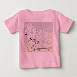 Baby T-shirt Witte Hengst