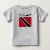 Baby t-shirts van het Trinidad-festival (Achterkant)