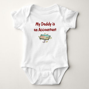 Baby t-shirts voor accountants en