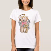Baby t-shirts voor TibetanTerrier Angel (Voorkant)