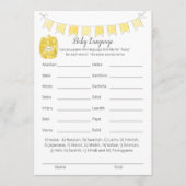 Baby Taal Spel Jongen Teddy Bear Kaart (Voorkant)