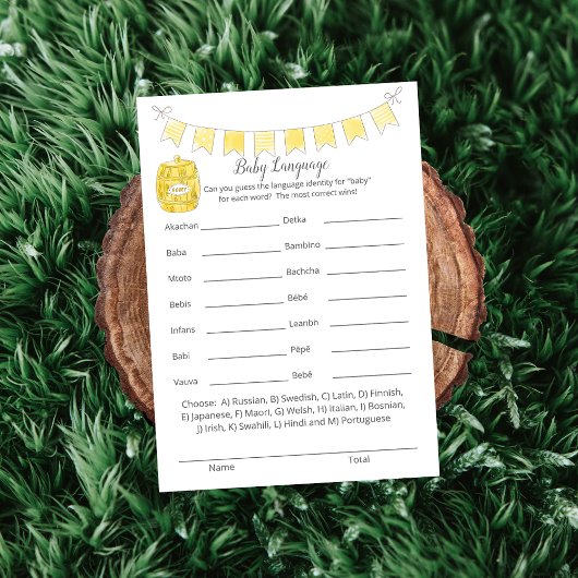 Baby Taal Spel Meisje Teddy Bear Kaart