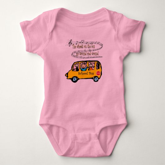 Baby Talk ~ Baby Sings ~ School Bus Song ~ Romper (Voorkant)