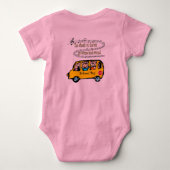 Baby Talk ~ Baby Sings ~ School Bus Song ~ Romper (Achterkant)