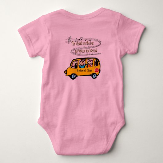 Baby Talk ~ Baby Sings ~ School Bus Song ~ Romper (Achterkant)
