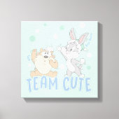 Baby TAZ™ & BUGS BUNNY™ Team Schattige Canvas Afdruk (Voorkant)