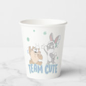Baby TAZ™ & BUGS BUNNY™ Team Schattige Papieren Bekers (Achterkant)