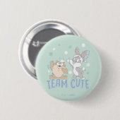 Baby TAZ™ & BUGS BUNNY™ Team Schattige Ronde Button 5,7 Cm (Voorkant /achterkant)