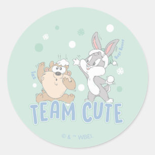 Baby TAZ™ & BUGS BUNNY™ Team Schattige Ronde Sticker