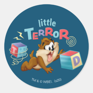 Baby TAZ™ | Kleine terreur Ronde Sticker