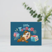 Baby TAZ™ | Kleine terreur Uitnodiging Briefkaart (Staand voorkant)