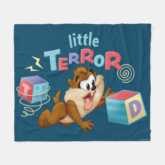 Baby Taz | Little Terror Fleece Deken (Voorkant (Horizontaal))