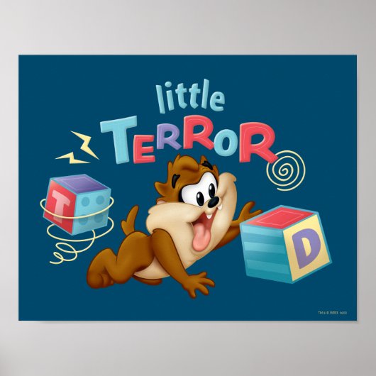 Baby Taz | Little Terror Poster (Voorkant)