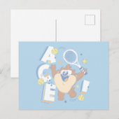 Baby TAZ™ Tennis Ace! Briefkaart (Voorkant / Achterkant)