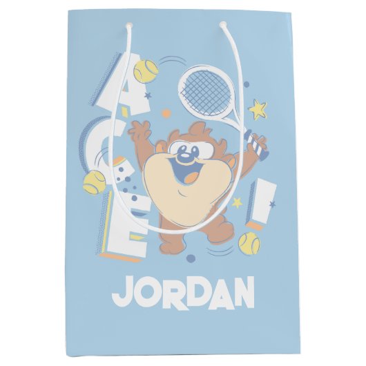 Baby TAZ™ Tennis Ace! Medium Cadeauzakje (Voorkant)