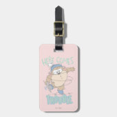 Baby TAZ™ Winterschaatsen Bagagelabel (Voorkant verticaal)