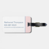 Baby TAZ™ Winterschaatsen Bagagelabel (Achterkant horizontaal)