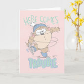 Baby TAZ™ Winterschaatsen Kaart (Gele Bloem)