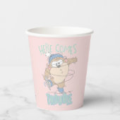 Baby TAZ™ Winterschaatsen Papieren Bekers (Voorkant)