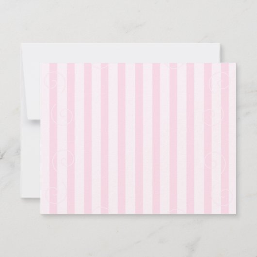 Baby Tea Bedankkaart (Achterkant)