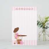 Baby Tea Briefpapier (Staand voorkant)