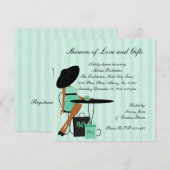 Baby Tea in Seafoam Green Kaart (Voorkant / Achterkant)