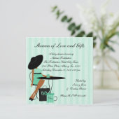 Baby Tea in Seafoam Green Kaart (Staand voorkant)