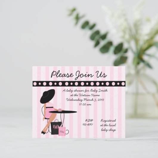 Baby Tea Kaart (Staand voorkant)