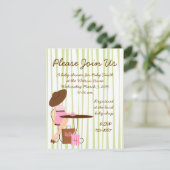 Baby Tea Kaart (Staand voorkant)