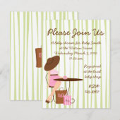 Baby Tea Kaart (Voorkant / Achterkant)