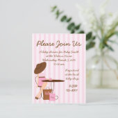 Baby Tea Kaart (Staand voorkant)